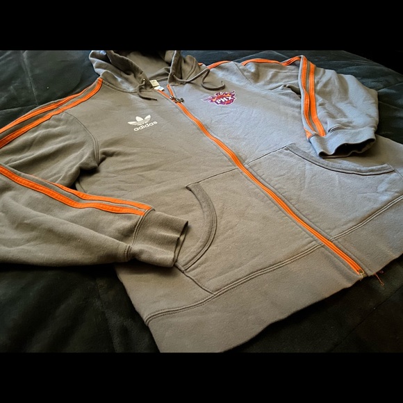 Adidas Phoenix Suns Full Zip Hoodie Size Large - Picture 2 of 4